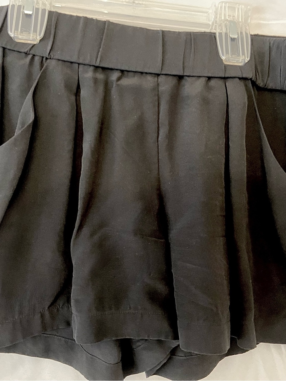 BCBGMaxAzria Black Flowing Shorts